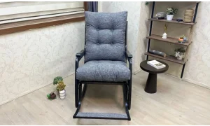 Kontes Naturel Gri Sallanır Sandalye Dinlenme Koltuğu