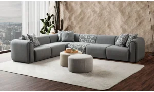 Mavon Gri Köşe Koltuk Takımı