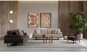 Elsa Kahve Koltuk Takımı