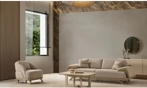 Olive Kahve Koltuk Takımı