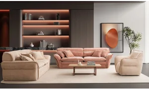 Velvet Somon 3lü Koltuk