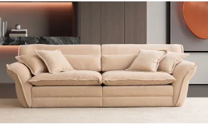 Velvet Krem 3lü Koltuk