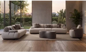 Calvin Gri Koltuk Takımı