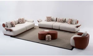 Calvin Orange Koltuk Takımı