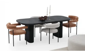 Oval Yemek Masası Takımı