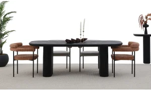 Oval Yemek Masası Takımı