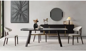 Monolit İsli Meşe Yemek Odası Takımı