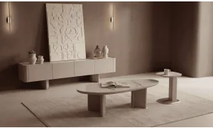 Ayzora Seramik Tv Sehpası