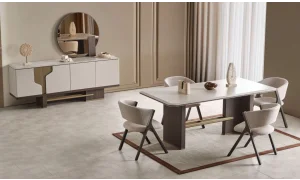 Ada Ceviz Yemek Odası Takımı