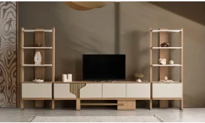 Ada Meşe Tv Sehpası