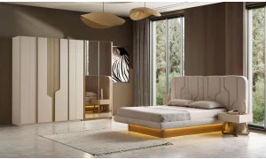 Ada Meşe Yatak Odası Takımı