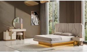 Ada Meşe Yatak Odası Takımı