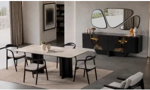 Adoria Wenge Yemek Masası Takımı