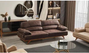 Akra Kahve 3lü Koltuk