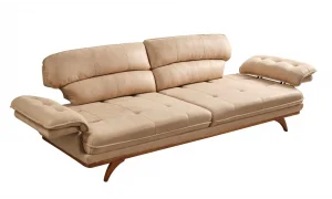 Akra Açık Kahve 3lü Koltuk