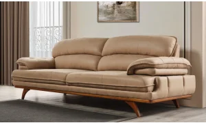 Akra Açık Kahve 3lü Koltuk