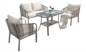 Artemis Bahçe ve Balkon Takımı (Beyaz - İkili)