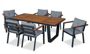 Arven 6 Kişilik İroko Bahçe ve Balkon Takımı