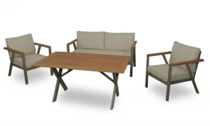 Arven Mini İroko Bahçe ve Balkon Takımı (Capy)