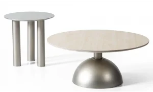 Asos Gümüş Orta Sehpa Seti