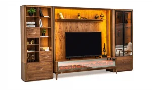 Ottoman Şömineli Tv Ünitesi