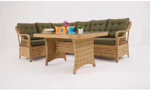 Benin Bahçe ve Balkon Köşe Takımı (Elvan)