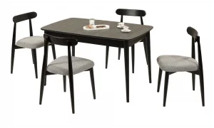 Bergamo Mutfak Masası (Siyah)