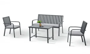 Bodrum Antrasit Bahçe ve Balkon Takımı