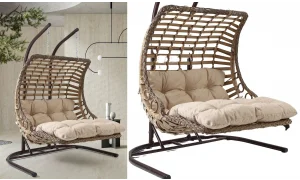 Bodrum Double Salıncak (Beyaz)