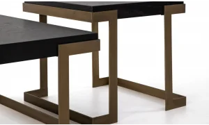 Bogota Orta Sehpa Seti (Siyah)