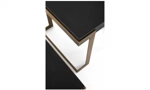 Bogota Orta Sehpa Seti (Siyah)