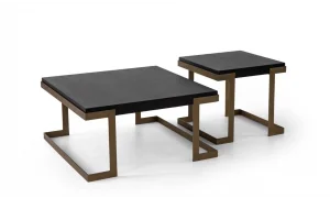 Bogota Orta Sehpa Seti (Siyah)