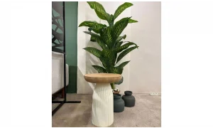 Bohem Mantar Yan Sehpa (50x41 cm)