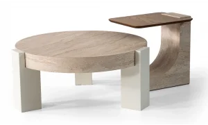 Bold Traverten Orta Sehpa Seti