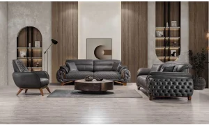 Bona Antrasit Koltuk Takımı