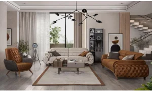 Bona Kahve Koltuk Takımı