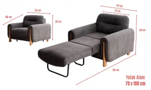 Bonna Açılır Yataklı Tekli Koltuk