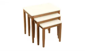 Briza Krem Ceviz Zigon Sehpa