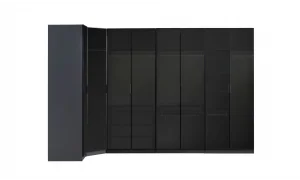 Bronze Antrasit 6 Kapaklı Gardrop