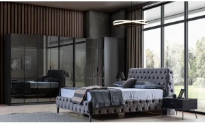 Bronze Antrasit Yatak Odası Takımı