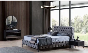 Bronze Antrasit Yatak Odası Takımı