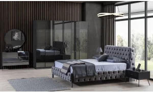 Bronze Antrasit Yatak Odası Takımı
