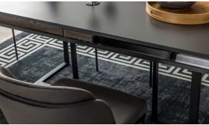 Bronze Antrasit Yemek Masası