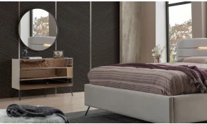 Bronze Aytaşı Bazalı Karyola (160x200)