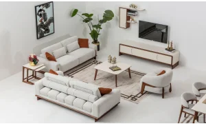 Cadillac Krem Koltuk Takımı