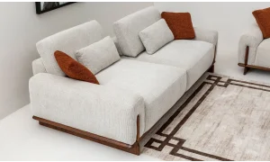 Cadillac Krem Koltuk Takımı