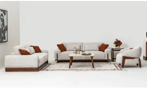 Cadillac Krem Koltuk Takımı