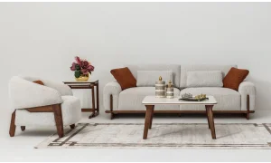 Cadillac Krem Koltuk Takımı