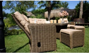 Cakarta Bahçe ve Balkon Takımı (Kahve)