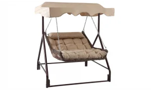 Capri Bed Tenteli Salıncak (Kahve)